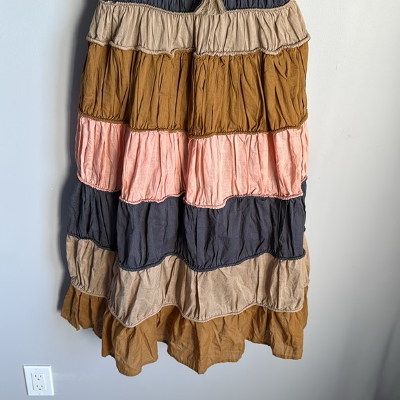 ANTHROPOLOGIE | Let Me Be Letizia Colorblock Midi Dress 12 - Picture 4 of 12
